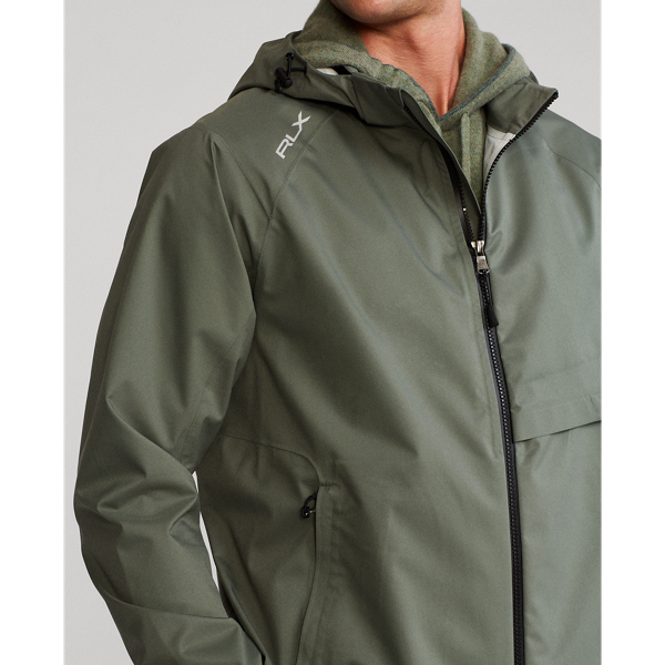 Water-Repellent Hooded Jacket