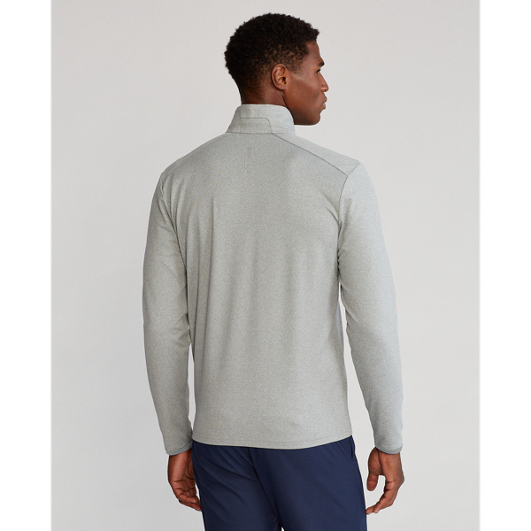 Performance-Pullover mit Rei&szlig;verschluss RLX Golf in Light Grey Heather 4