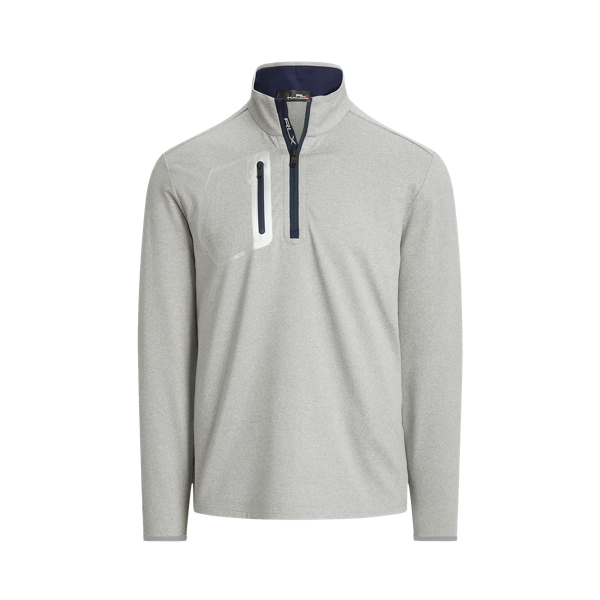 Performance-Pullover mit Rei&szlig;verschluss RLX Golf in Light Grey Heather 2