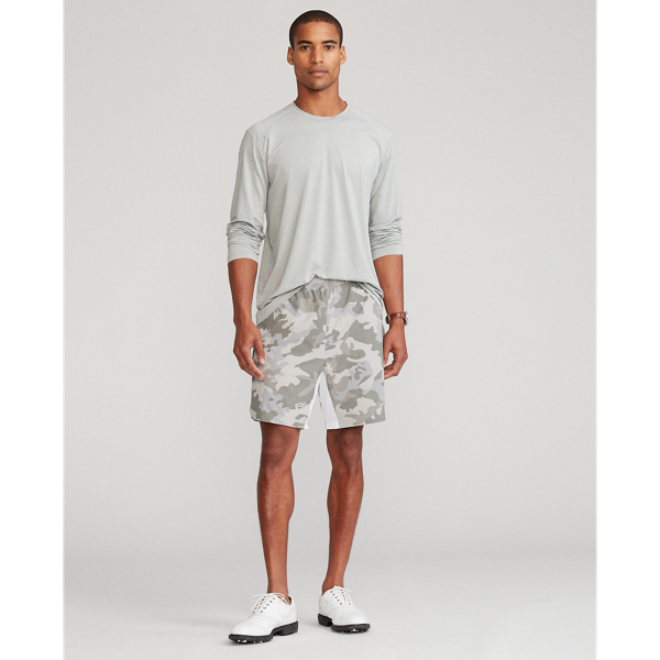 Light Grey Heather Classic Fit Stretch Mesh T-Shirt RLX 4