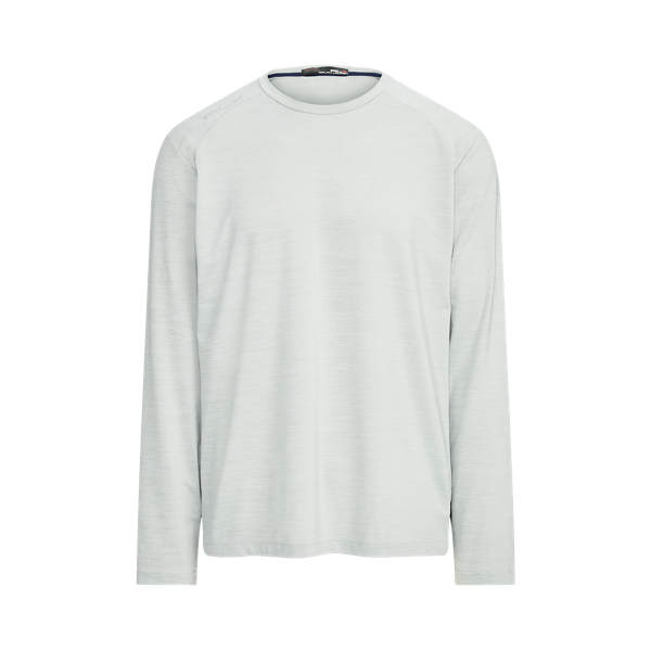 Light Grey Heather Classic Fit Stretch Mesh T-Shirt RLX 2