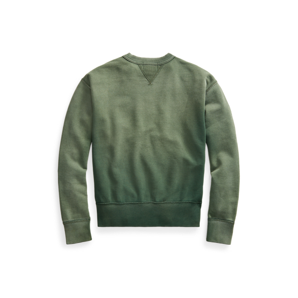 Green French Terry Graphic Sweatshirt RRL 2