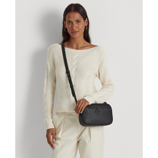 Pebbled Leather Carrie Crossbody for Women Ralph Lauren UAE