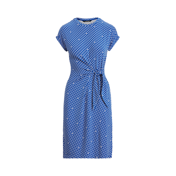 Robe avec liens et logo en jersey Lauren en 1