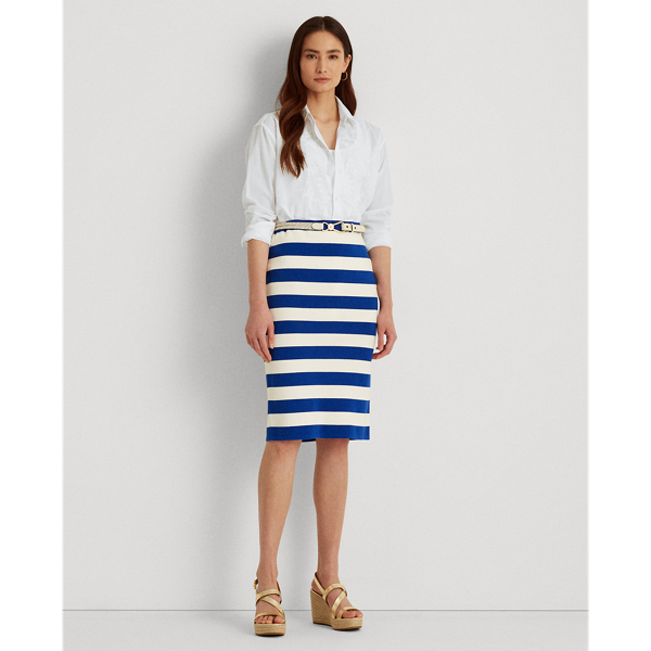 White Shadow Striped Cotton Dobby Shirt Lauren 4