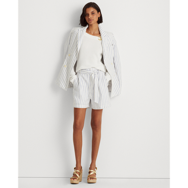 White Combed Cotton Clip Jumper Lauren Petite 4