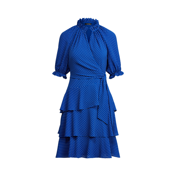 Cr&ecirc;pe-Kleid mit Punkten Lauren in 1