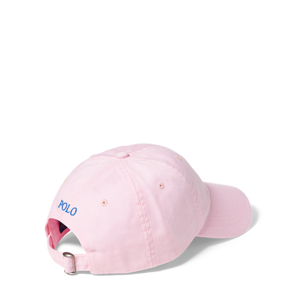 Baseballkappe aus Baumwollchino Polo Ralph Lauren in Carmel-Rosa/Juwelblau 2