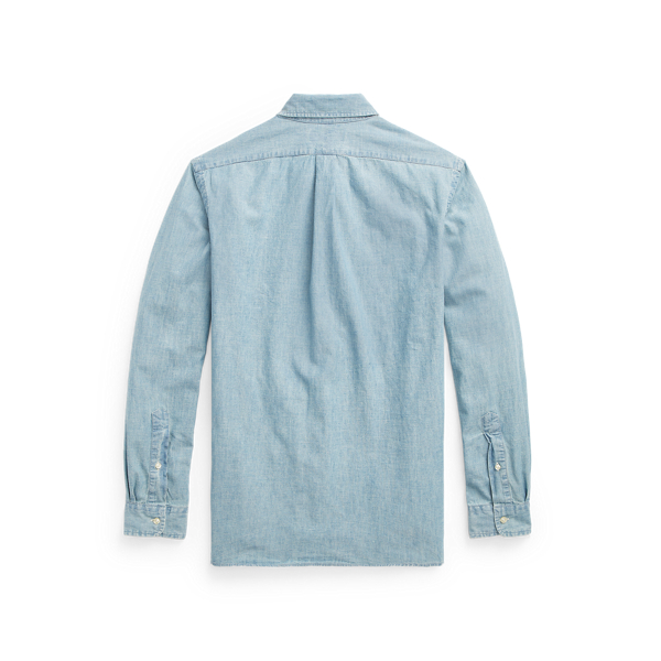 Custom-Fit Chambrayhemd Polo Ralph Lauren in Mittlere Waschung 2