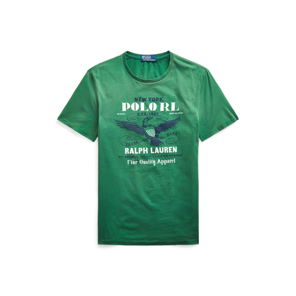Custom Slim Fit Jersey Graphic T-Shirt Polo Ralph Lauren 1