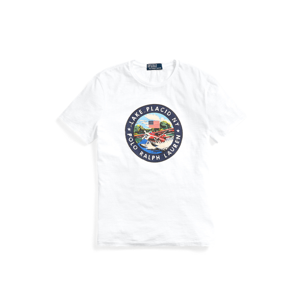 Custom Slim Fit Jersey Graphic T-Shirt Polo Ralph Lauren 1