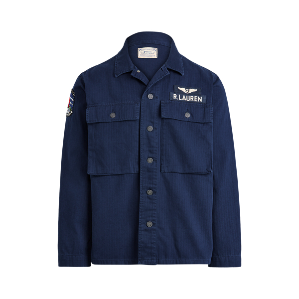 Washed Twill Overshirt Polo Ralph Lauren 1