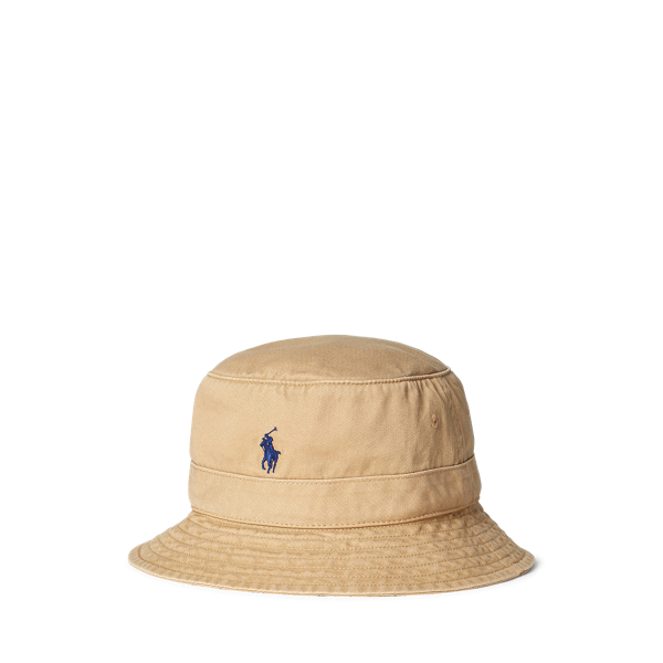 Cappellino bob in chino di cotone