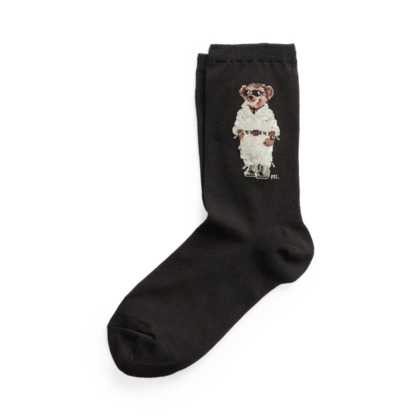 Safari Polo Bear Crew Socks