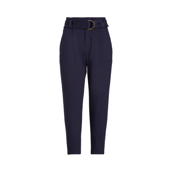 Belted Ponte Trouser