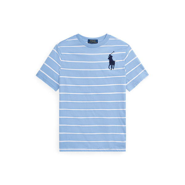 Gestreept katoenen jersey T-shirt