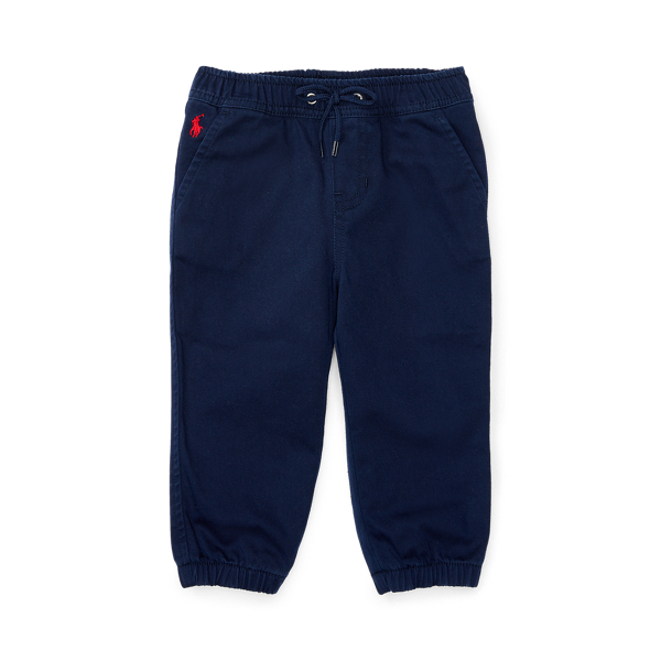 Pantaloni da jogging in twill di cotone