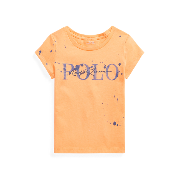 Paint-Splatter Cotton Jersey T-Shirt