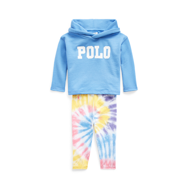Logo Hoodie &amp; Tie-Dye Legging