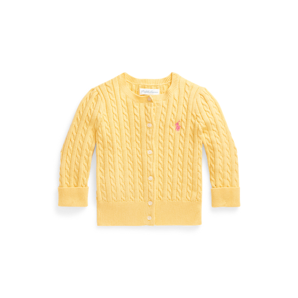 Cable-Knit Cotton Cardigan
