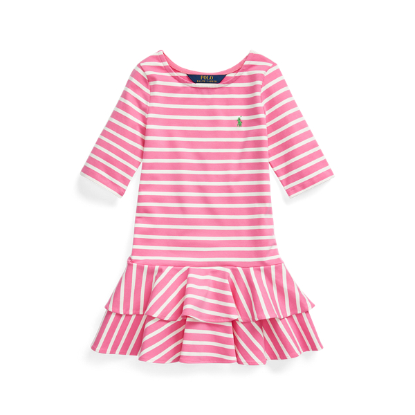 Striped Stretch Jersey Dress