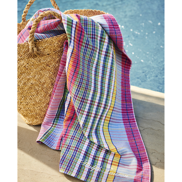 Geruite stranddeken Summer Hill Ralph Lauren Home in Multi 3