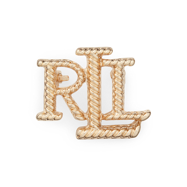Gold-Tone Logo Rope Pin