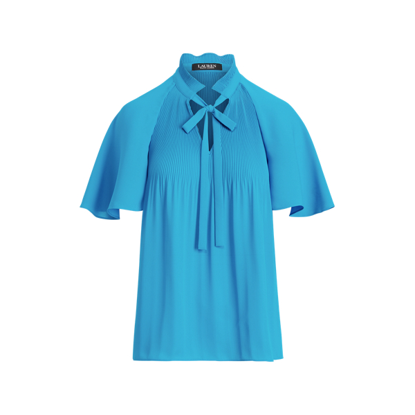 Pleated Georgette Top Lauren 1