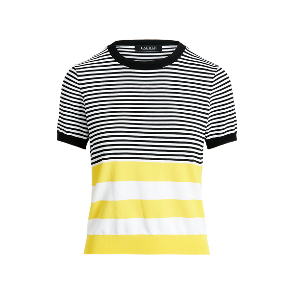Striped Short-Sleeve Jumper Lauren 1