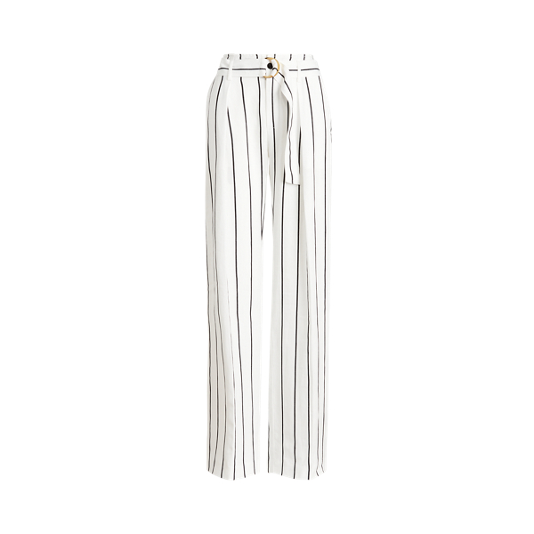 Pantaloni a gamba larga in misto lino Lauren in 1