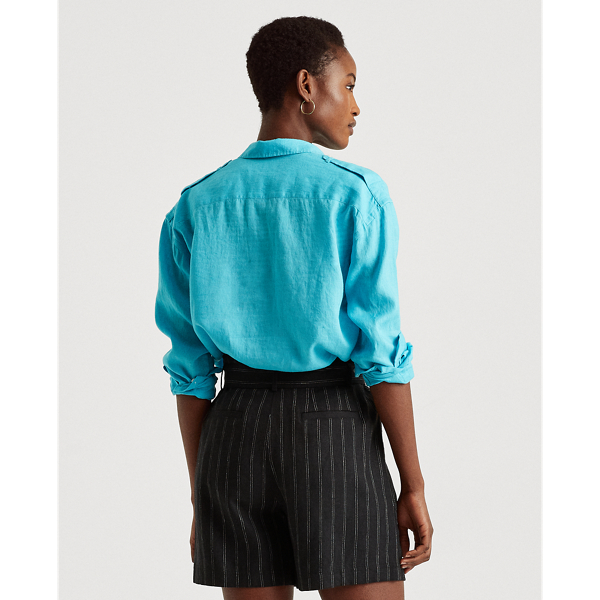Capri Water Linen Shirt Lauren 5