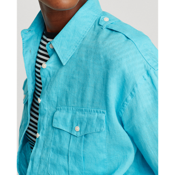 Capri Water Linen Shirt Lauren 6
