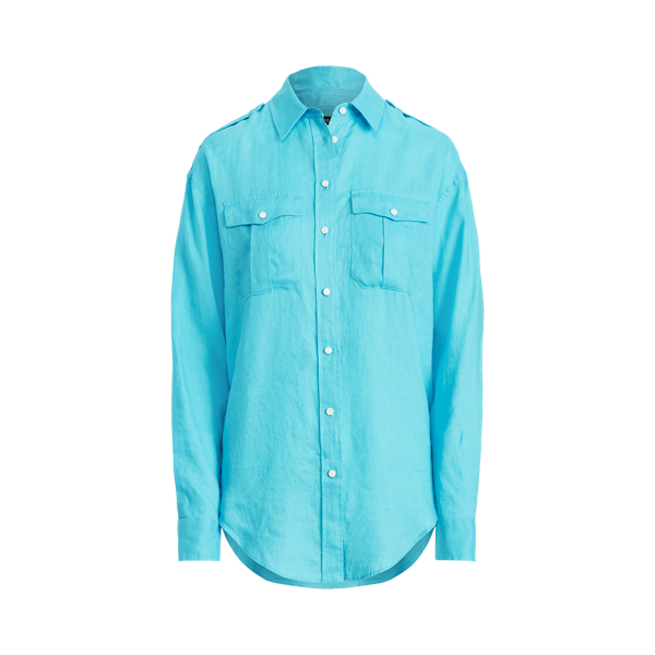 Capri Water Linen Shirt Lauren 2