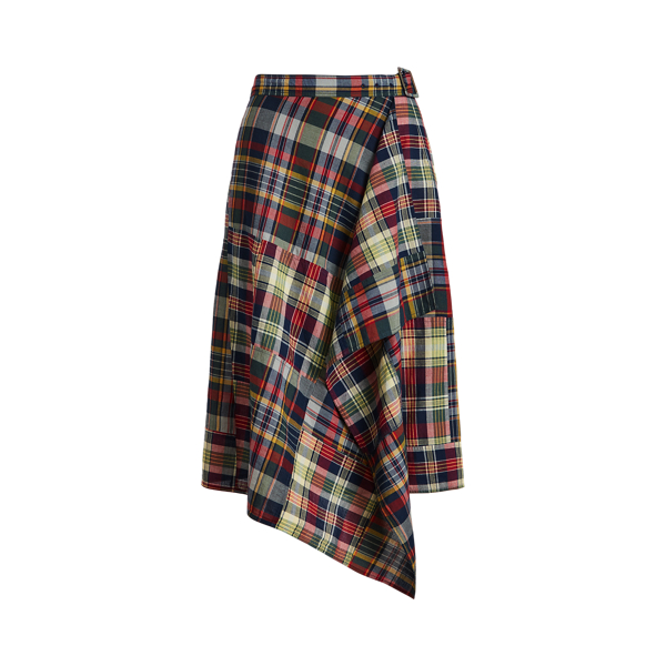 Patchwork katoenen madras rok Polo Ralph Lauren in 1