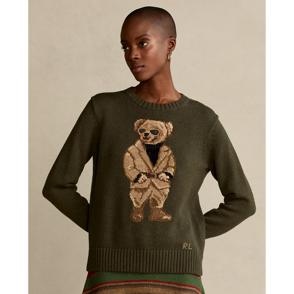 Safari Polo Bear Jumper Ralph Lauren UK