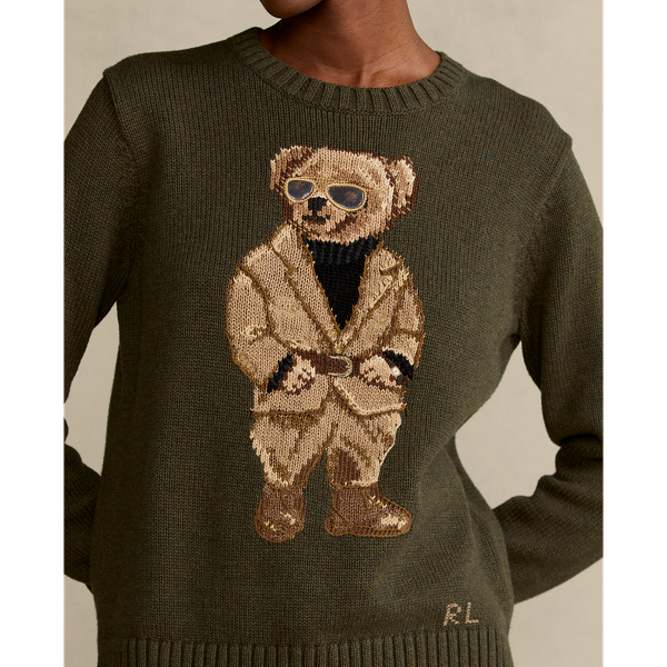 Safari Polo Bear-trui Polo Ralph Lauren in Fatigue Multi 6