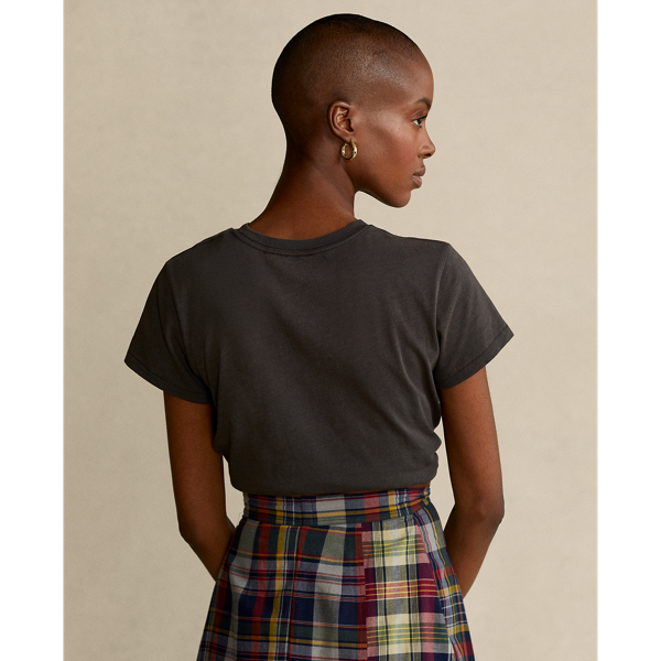 Jersey-T-Shirt mit Safari Polo Bear Polo Ralph Lauren in Schwarze Maske 5