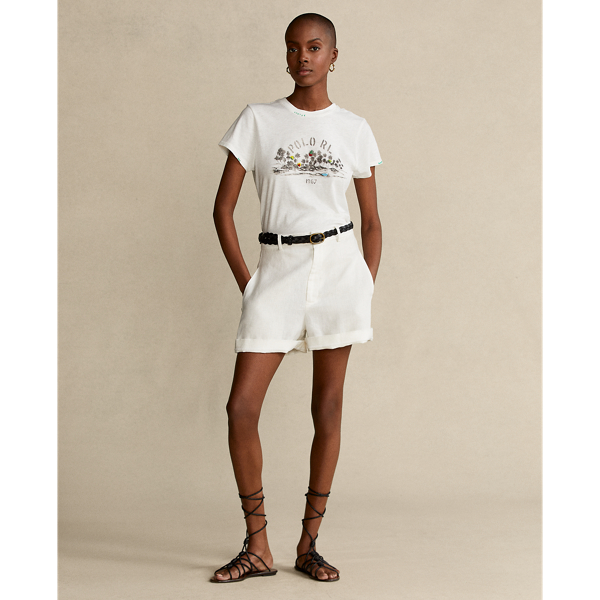 Tropical Cotton Graphic Tee Polo Ralph Lauren em Nevis 4