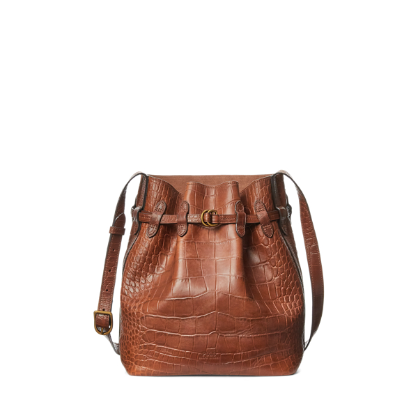 Embossed Bellport Bucket Bag