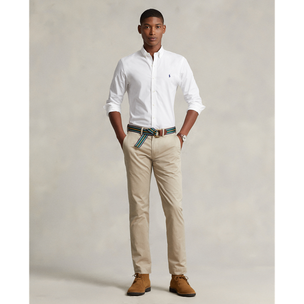 Polo Ralph Lauren 클래식핏 스트레치 포플린 셔츠 화이트 4