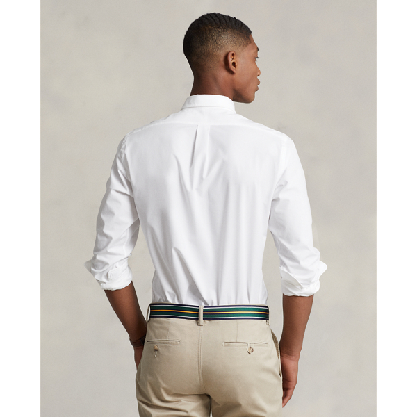 Polo Ralph Lauren 클래식핏 스트레치 포플린 셔츠 화이트 5