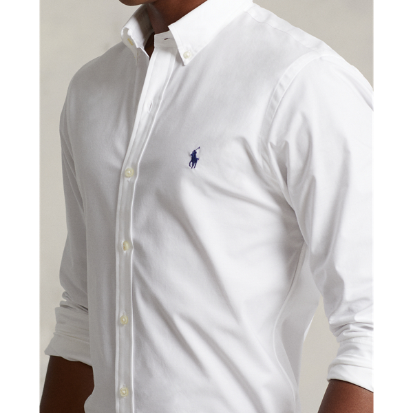 Polo Ralph Lauren 클래식핏 스트레치 포플린 셔츠 화이트 6