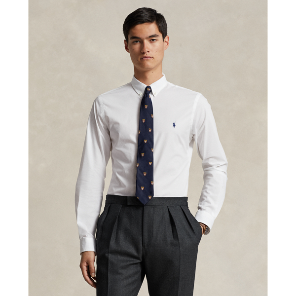 Polo ralph lauren men's classic fit stretch poplin shirt online