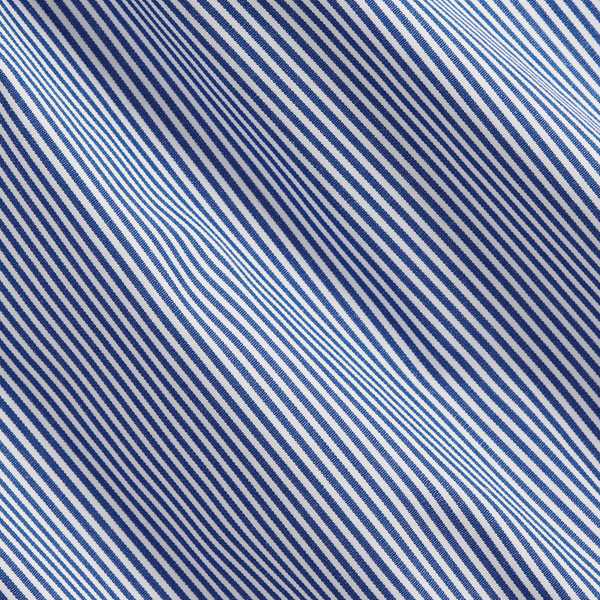 Chemise ray&eacute;e cintr&eacute;e popeline stretch Polo Ralph Lauren en Blue/White 7