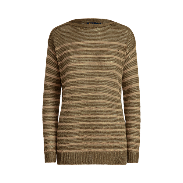 Maglia in lino a righe Polo Ralph Lauren in 1