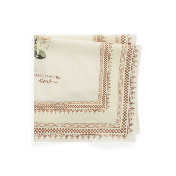 Katoenen bandana met safari-Polo Bear