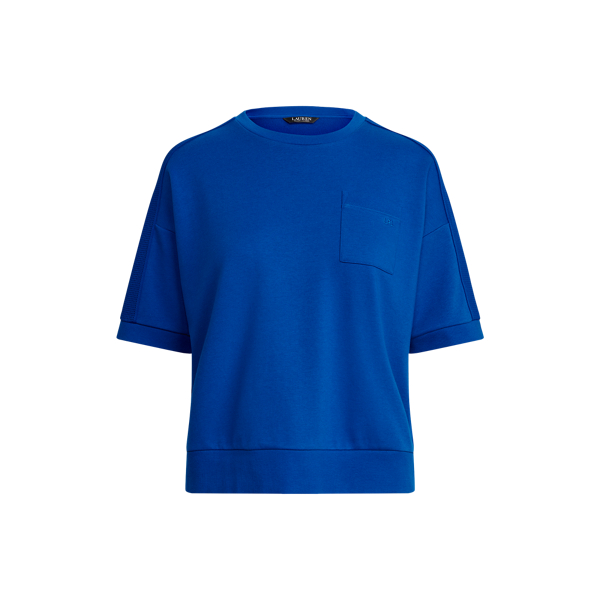 Sapphire Star French Terry Short-Sleeve Top Lauren 2