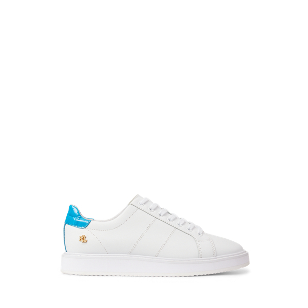 Angeline II Embossed Leather Trainer Lauren 1
