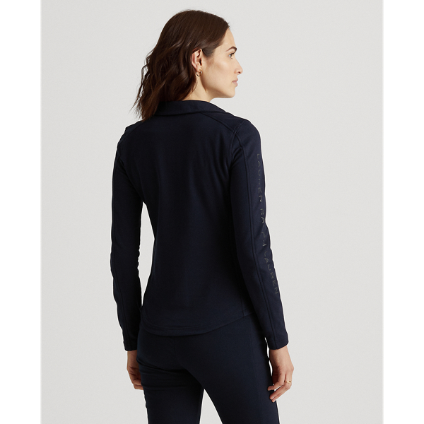 Chaqueta el&aacute;stica de algod&oacute;n Lauren en Lauren Navy 5