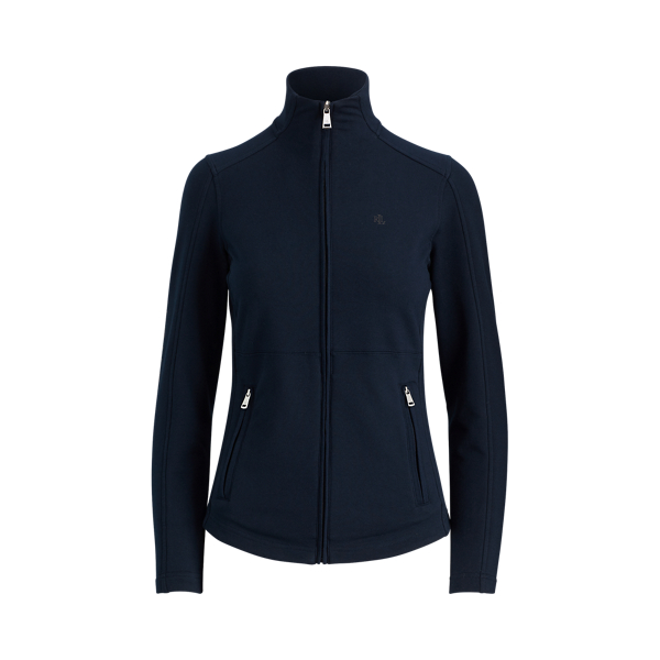 Chaqueta el&aacute;stica de algod&oacute;n Lauren en Lauren Navy 2